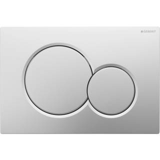 Geberit Sigma01 betjeningsplade, mat/krom