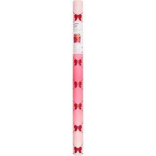 Geschenkpapier Pixel Schleifen - Neon Pink