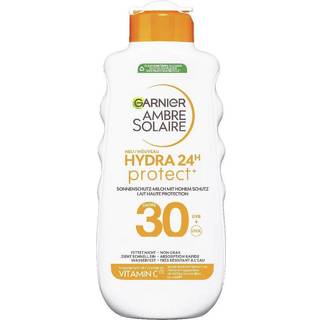 Garnier Ambre Solaire Hydra Protect 24h sollotion med solfaktor 30 428.29 DKK/1 L