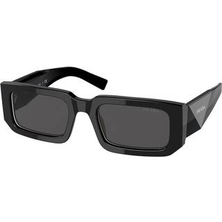 Prada Mand PR 06YS 09Q5S0 Solbriller Acetat Sort Grå Firkantet Normal