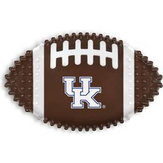 NCAA Kentucky Wildcats Mega-Chew Hard Nylon Bacon-smag Hundeben Fodbold Tyggelegetj. Interaktivt velsmagende og sjovt hundetyggetj. Uopslidelig