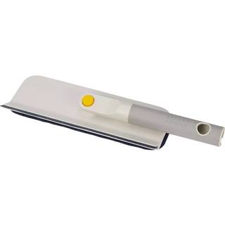 Joseph Joseph CleanTech 2-i-1 glasrens bruseskraber med vaskbar mikrofiberpude og pladsbesparende foldbart hndtag