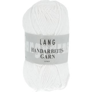 Lang Yarns Handarbeitsgarn 601 Indhold: 100% Bomuld Vægt/længde: 50 g = ca. 84 meter Anbefalede pinde: 3,5-4,5 mm Strikkefasthed: 10 x 10 cm = 21 m x 30 p Vask: Maskinvask 60 ℃ / Tåler ikke tørretumbling.