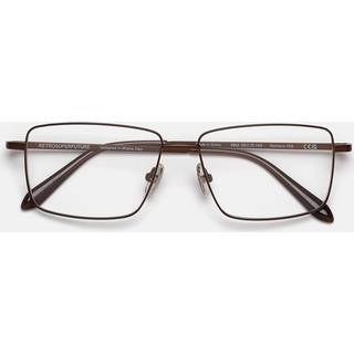 Retrosuperfuture Unisex HA9 NUmero 139 Dark brown Optiske stel Metal Brun Firkantet
