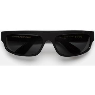Retrosuperfuture Unisex 8OL Zam Black Solbriller Acetat Sort Sort Firkantet Normal