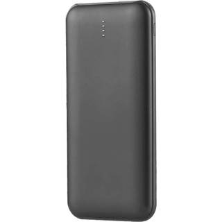 10.000mAh Powerbank 2A 30cm Type C-kabel - sort