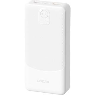 Dudao Powerbank K10, 10.000 mAh, 2x USB-A - Hvid