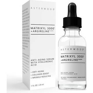 ASTERWOOD Matrixyl 3000 + Argireline Serum med Hyaluronsyre - Anti-aging og anti-rynke - Peptider Serum til ansigt 29ml/1 oz