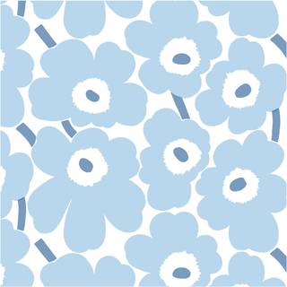 Marimekko Mini Unikko servietter 20-pak Light Blue-White