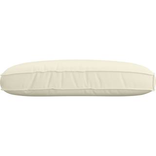 Pallehynde til sæde Creme 120 x 80 x 12 cm Oxford stof