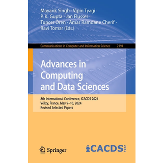 Advances in Computing and Data Sciences