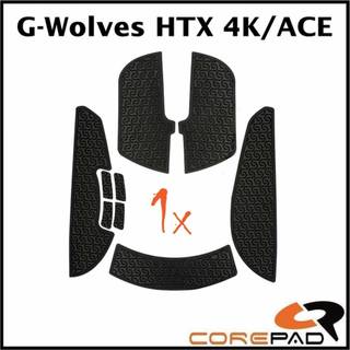 Corepad Soft Grips til G-Wolves HTX 4K/ACE - Hvid