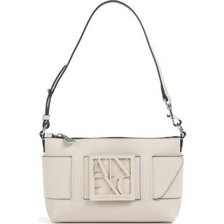 Armani Exchange Susie Skuldertaske elfenben