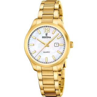 Festina Acero F20741/1 - Dame - 34 mm - Quartz - Mineralglas