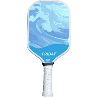 Fredag ??pickleball padle usa pickleball godkendt holdbar carbonfiber termoformet unibody design honeycomb kerne grimt overflade til spin (blå hi
