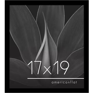 AmericanFlat 17x19 Picture Frame med poleret plexiglass - Episk samling - Galleri v?grammer med konstrueret tr? - bred fotoramme til v?gvisning -