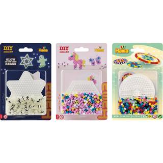 Hama midi, lille hexagonal plade + perler [Levering: 1-2 dage]