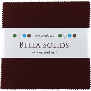Bella Solids Bourgogne Moda Charm Pack af Moda Fabrics; 42-5 """" Quilt-firkanter