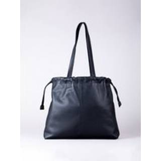 Lakeland Leather Lakeland Leather Black Eskrigg Drawstring Tote Bag