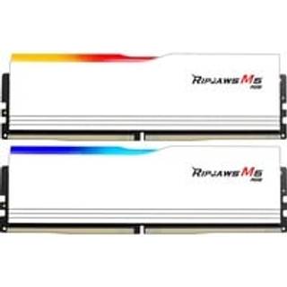 G.Skill Ripjaws M5 RGB DDR5-6000 - 32GB - CL28 - Dual Channel (2 pcs) - Intel XMP - Hvid med RGB