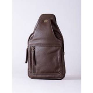 Lakeland Leather Lakeland Leather Brown Explorer Sling Bag