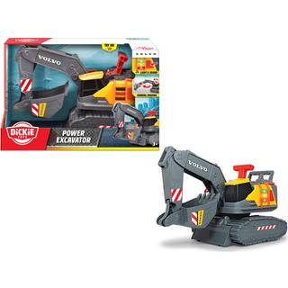 Dickie Toys Volvo Power Gravemaskine med lyd og lys - 30 cm