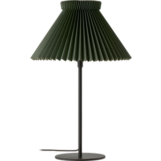 LE KLINT MODEL 334 SORT MED GRØN PAPIR SKÆRM BORDLAMPE