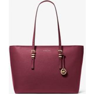 MK Quinn Large Pebbled Leather Tote Bag - Purple - Michael Kors - ONE SIZE