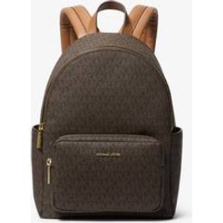 MK Tanner Medium Signature Logo Backpack - Brown - Michael Kors - ONE SIZE