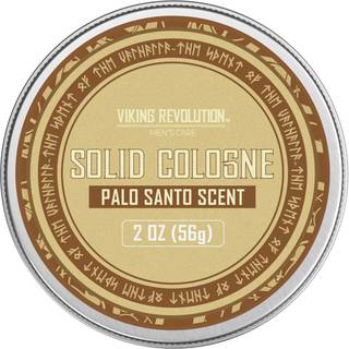Viking Revolution Palo Santo Herre Solid Köln Men 2 Oz - Mænds solid parfume med Palo Santo Köln til mænd - Balm Köln til herre Köln Balm Travel