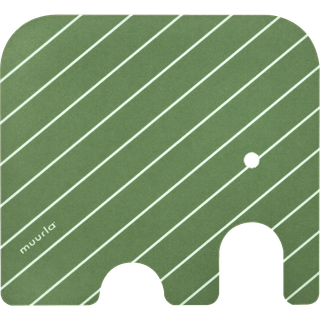 Muurla Elephant Underlag 10x11 Cm t - Dækkeservietter & Coasters Birk Krydsfiner Grøn - 2340-1110-01