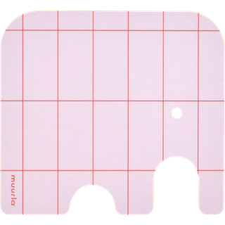 Muurla Elephant glasunderlag 11x10 cm Pink