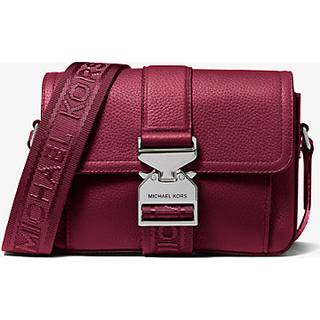 MK Hudson Pebbled Leather Crossbody Bag - Purple - Michael Kors - ONE SIZE