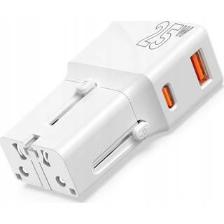 Mobile Origin Travel adapter 25W EU/US/UK/AU whi