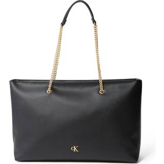 Calvin Klein Shopper Minimal Monogram 13" - Sort