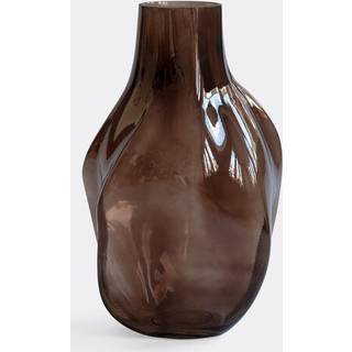 101 Copenhagen Vases - 'Bakku' vase, large, smoked forest in GREY Glass