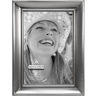 Malden International Designs Concourse Pewter Metal Picture Frame 3.5x5 Silver - 192-35
