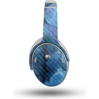 Carbon Fiber Headphone Skin kompatibel med Bose Quietcomfort -hovedtelefoner (2023) - Typhoon - Premium 3M Vinyl Protective Wrap Decal Cover - Le