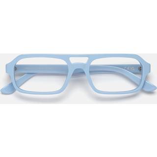 Retrosuperfuture Unisex A7Y HA Numero 128 Azzurro Optiske stel Acetat Lyseblå Firkantet