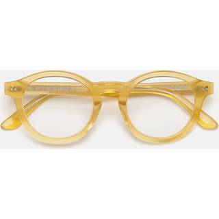 Retrosuperfuture Unisex KW5 Numero 129 Cozy Optiske stel Acetat Gul Rund
