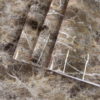 Bayya 118x16inch brun marmor kontaktpapir skræl og stick tapet til køkkenskabe badeværelse granit bordplade klistermærke vinylfilm selvklæbende t