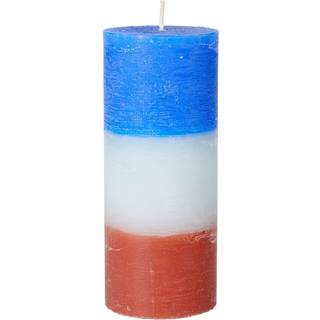 Broste Copenhagen Rainbow bloklys 17 cm Blue lagoon