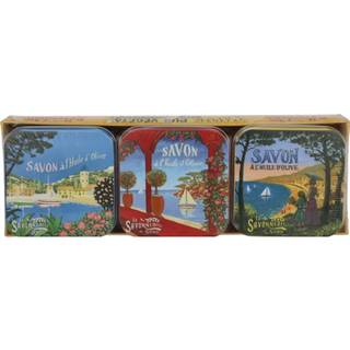 La Savonnerie De Nyons Soap Bar Set 3 Pcs - Mediterran. Lake 300 g 3x100gr