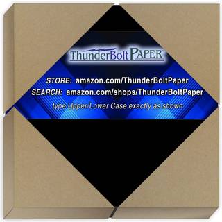 150 m?rk sort glat kort/d?kselark - 4 """" x 4 """" (4x4 inches) Lille firkantet st?rrelse - 80# (80 lb/pund) - D?k v?gt fint papir til kvalitetsresu