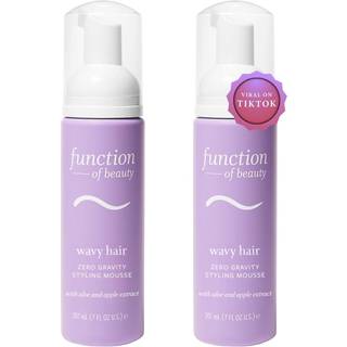 Funktion av skönhet noll gravitation styling mousse 7 oz vardera (2 -pack) - lägger till volym definierar naturliga vågor medan du ger ett flexib