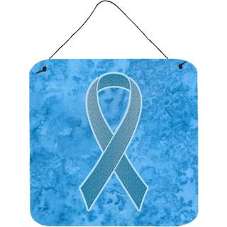 """" Caroline's Treasures Blue Ribbon for Prostata Cancer Awareness Wall eller Door Hanging Prints 6 X 6 """" """" """"