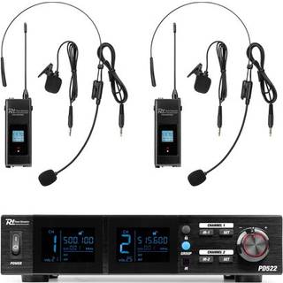 PD522B UHF Wireless Microphone Set with 2 bodypack microphones TILBUD NU
