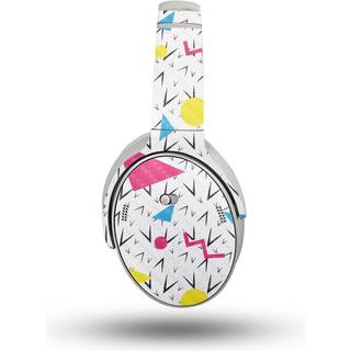 Carbon Fiber Headphone Skin kompatibel med Bose Quietcomfort hovedtelefoner (2023) - 90'erne sjov - Premium 3M Vinyl Protective Wrap Decal Cover