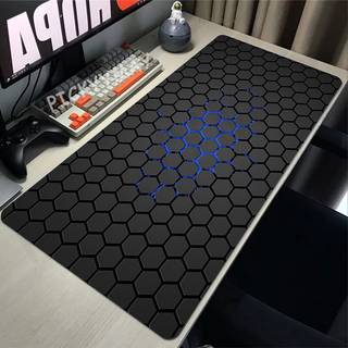 (EP9238675(4)-900x400x4mm) Geometrisk stor musemåtte, store computermusemåtter, minimalisme musemåtte,