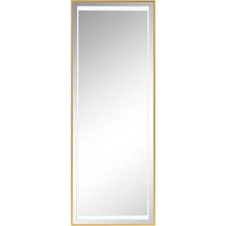 Påklædningsspejl Home ESPRIT Gylden Aluminium 50 x 0,5 x 150 cm
